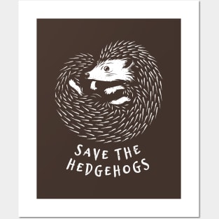 Save The Hedgehogs - Hedgehog Conservation Posters and Art